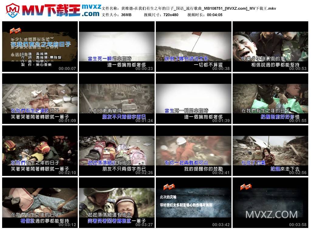 黄维德-在我们有生之年的日子_国语_流行歌曲_MB108751